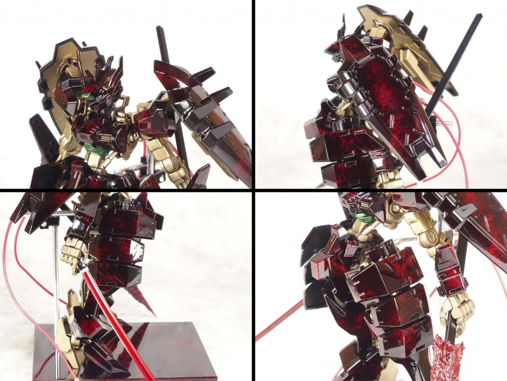 少し明るめの撮影で蛇紋パターンなどを。
初期Fate/stay night 【Heaven's Feel】のセイバーオルタの甲冑をイメージしたんですが、違う感じになりました。
 
 
 
 
 
初登場シーンのイメージ。
**『久しいな・・・エーデルヴァイス。なぁにちょっとした野暮用でな・・・・・』**