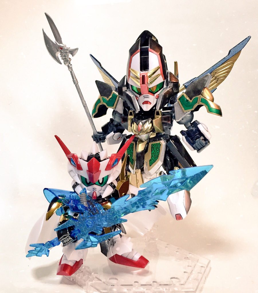 ゼロガンダムと並ぶとやはり様になりますね。