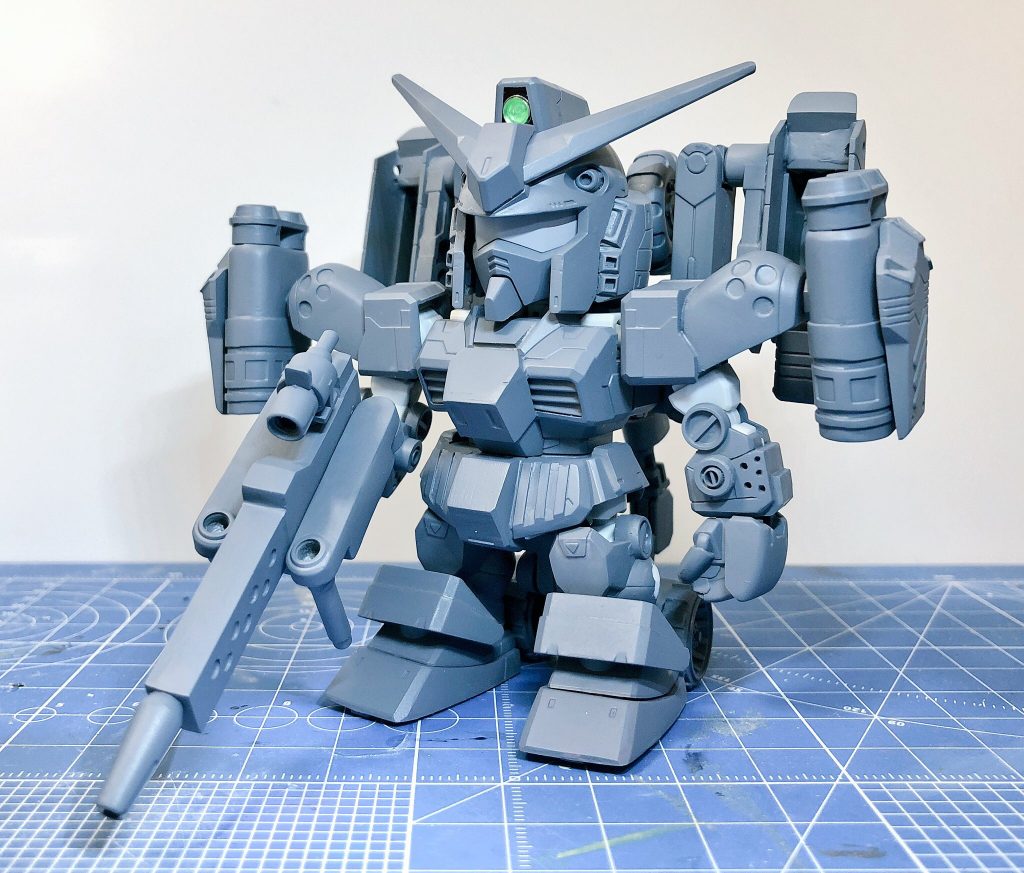 全身をメカサフで拭き終わった状態。