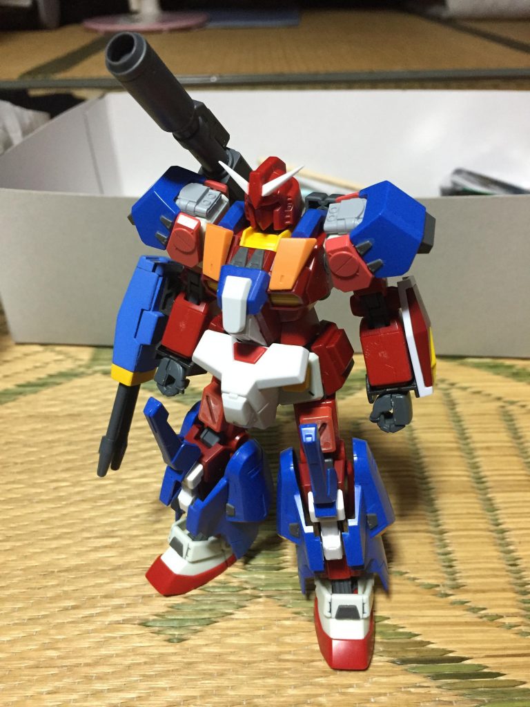 塗装前、肩と脚に使用したZZⅡが良い味を出してくれました