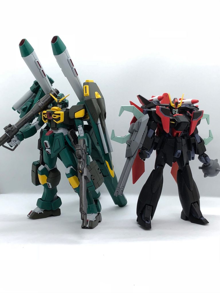 前回作ったエアレイダーと。