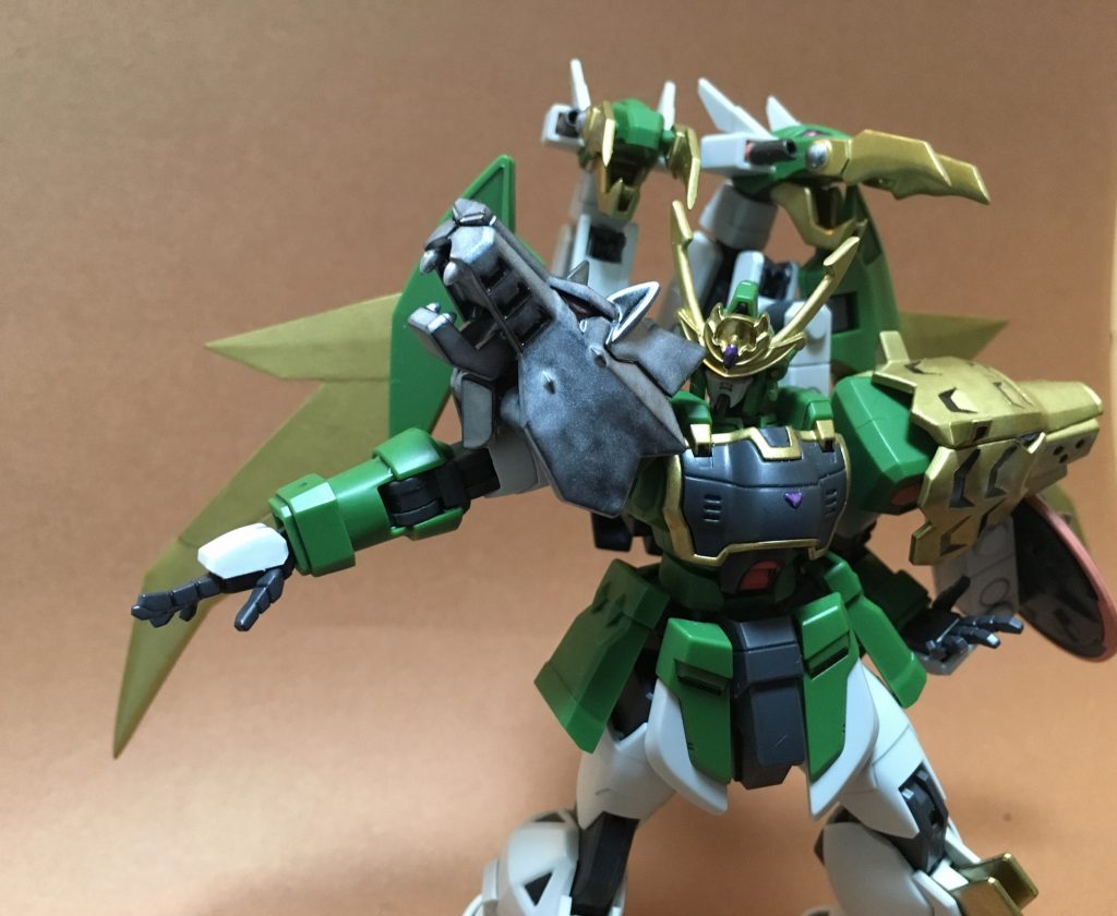 最後は五飛のポーズその2
(完全に制作工程と関係なくて恐縮…)
ちょっと長文過ぎたかなぁ…