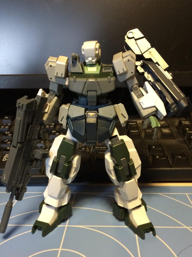 作成途中
ジェスタのマシンガンでは量産みが薄かったので変更したけど、これはこれでかっこいい