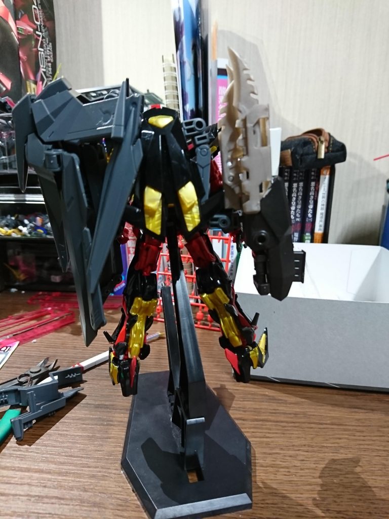 バックショット。アームが結構ごちゃごちゃしてるので改善したい