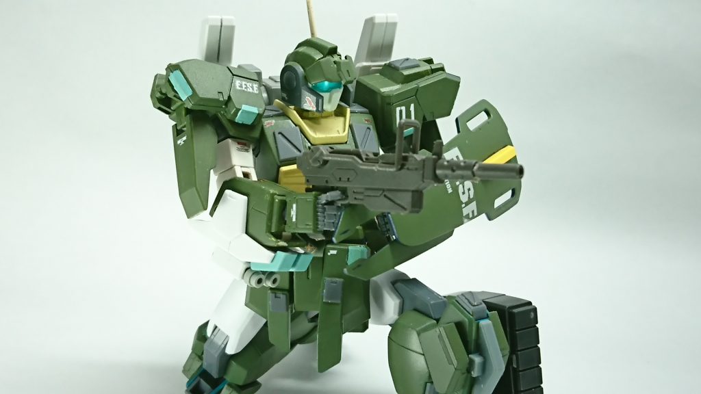 本来は地上で運用されていた本機は地球連邦本部の要請によってスペースパックを搭載し宇宙へと上がった