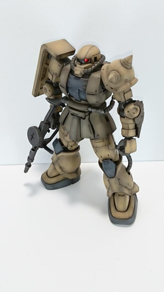 塗装はザクⅠと揃えました。