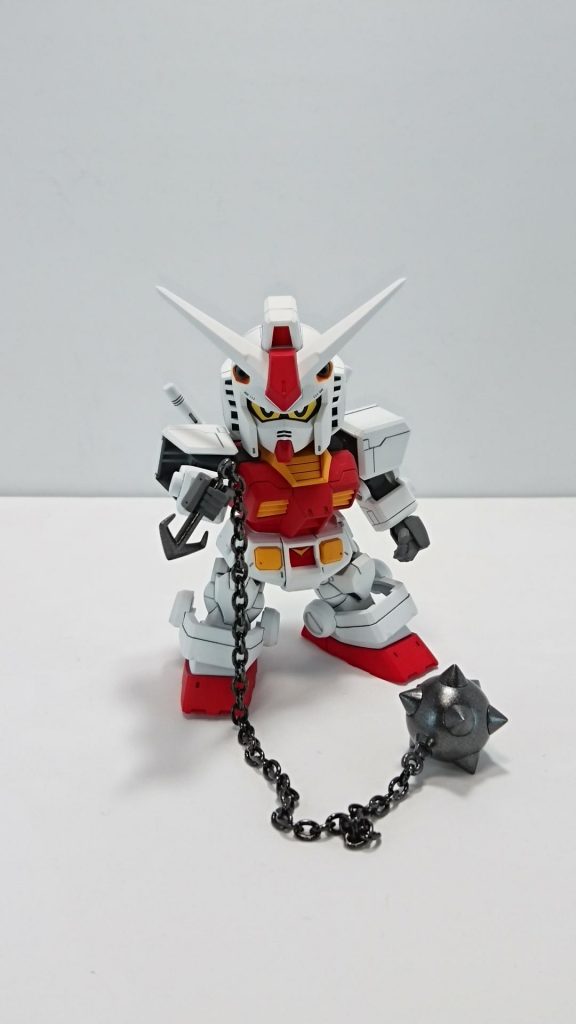 ガンダムハンマー。
手首はビルドナックルズに交換してます。