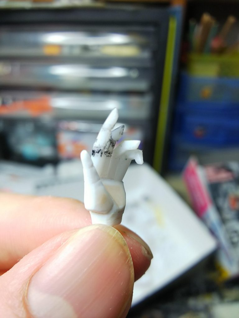 手も造りました