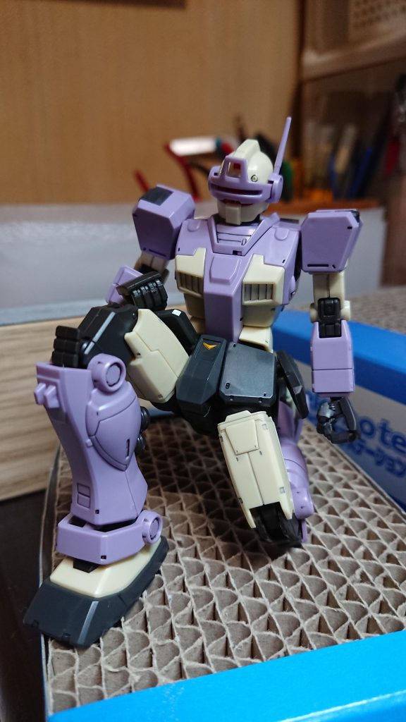 膝立ちもできるよ。