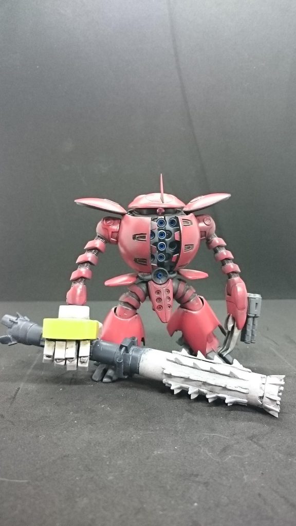 パーツスクラッチを重視していた為に
カプール特有のモールドは埋め忘れました