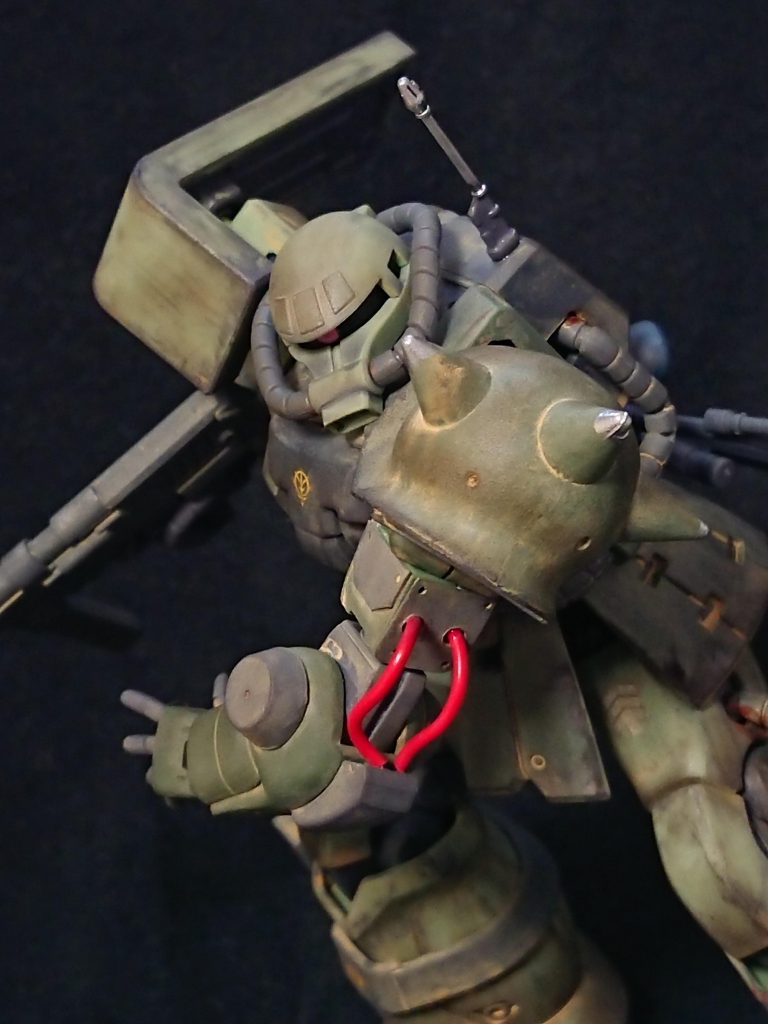 今回スパイクアーマーは鋳造表現を施してみました。よくウェザリングが乗りますw