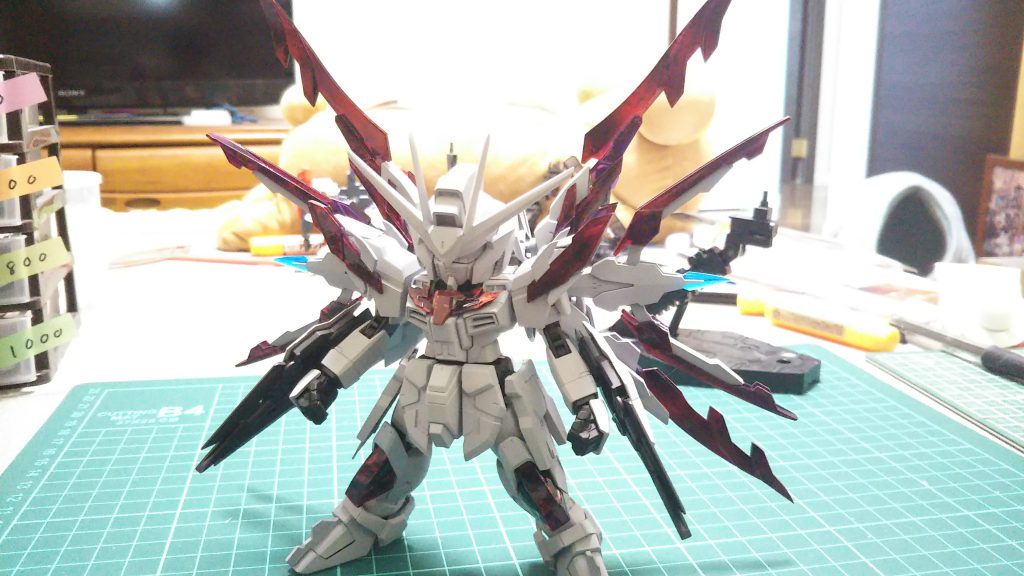 サフ状態+クリアパーツにラップ塗装