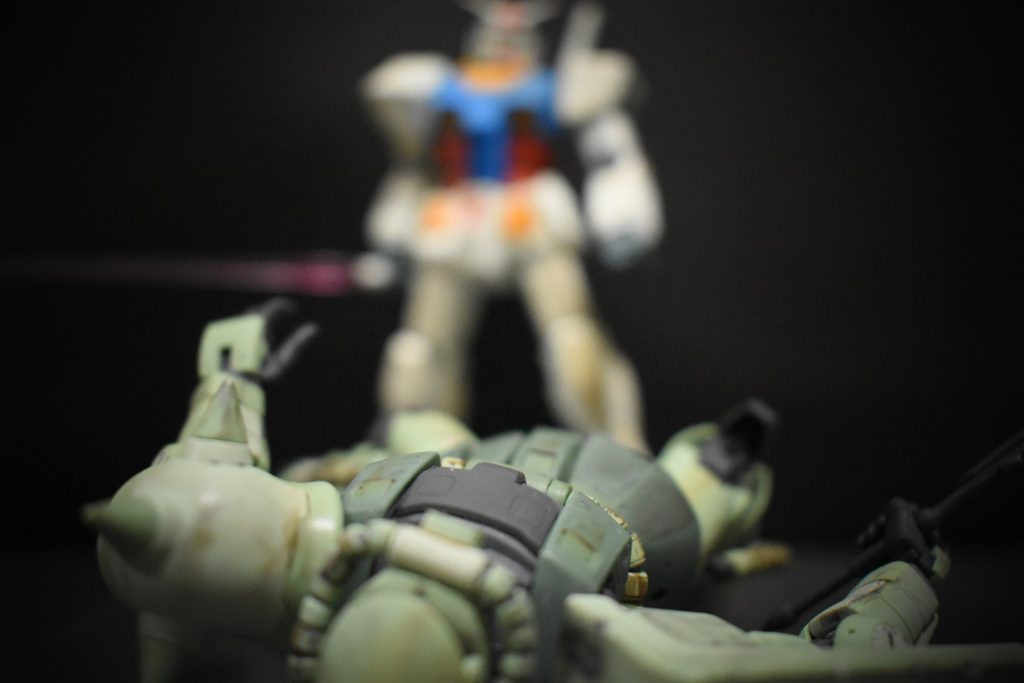 さすがにガンダムには勝てなかった...