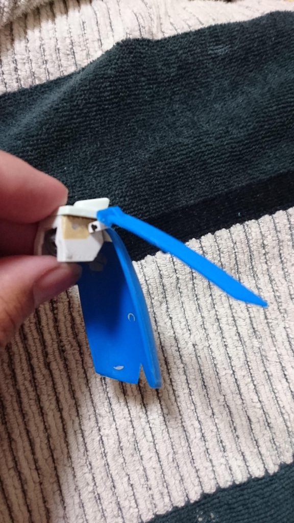 マントは1枚ずつ稼働するようにしました