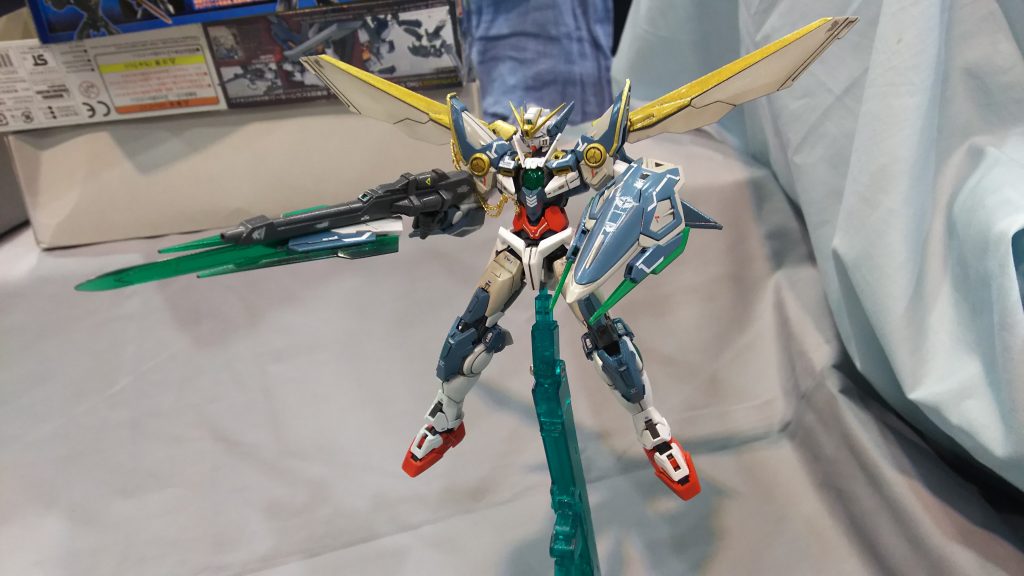 前回のウィングガンダムクアンタです。