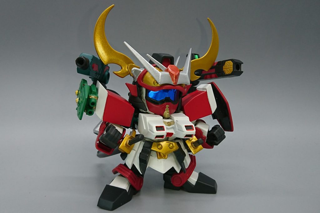 武者激闘頑駄無 最強形態
別制作の風刃頑駄無のパーツを装着