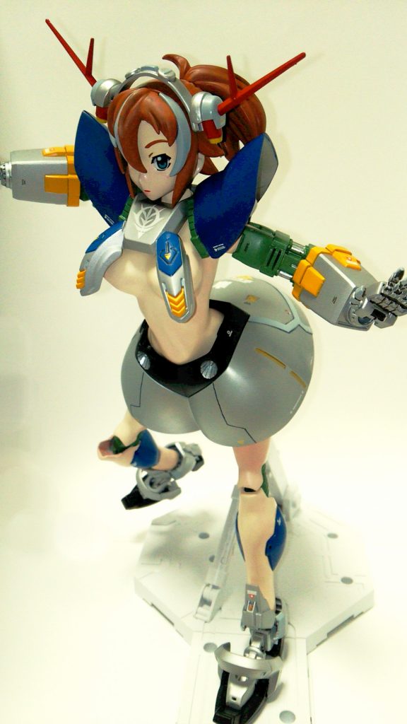 飾りがついてパーフェクトジオングふみなに変形！マスクも取れました。