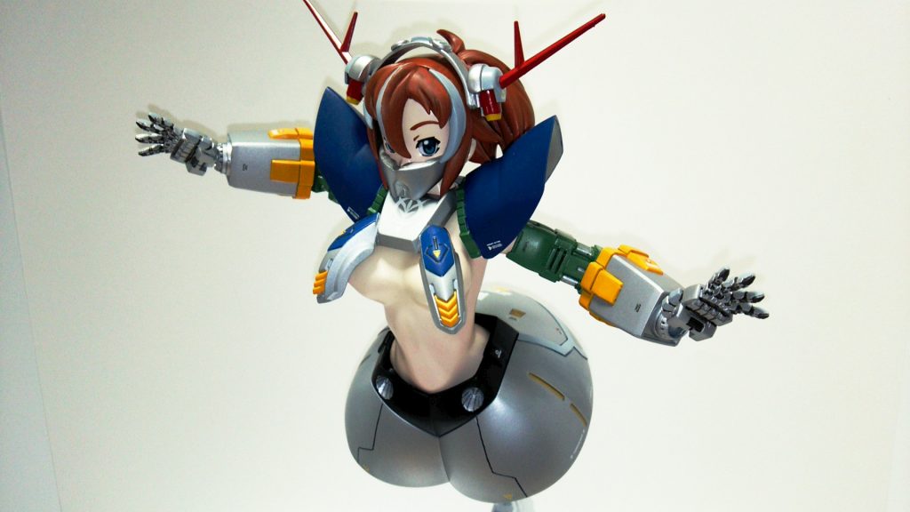 ジオングのマスクをアンテナ型ヘッドギアは着脱式。足なんて飾りですよ！