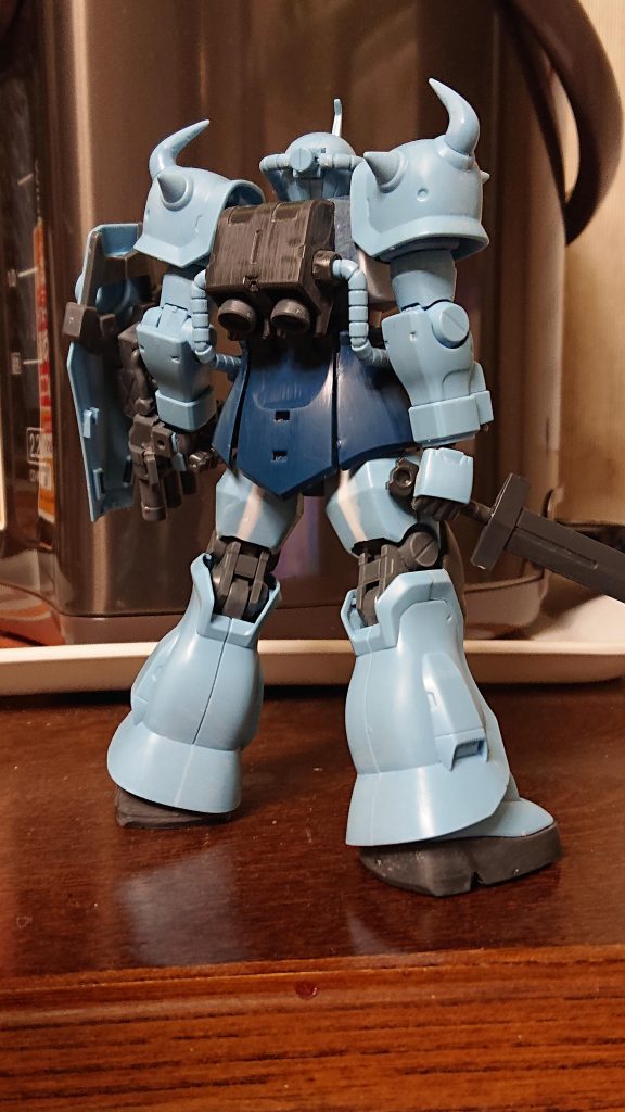 工作のだいたいの全体画像後ろ姿です