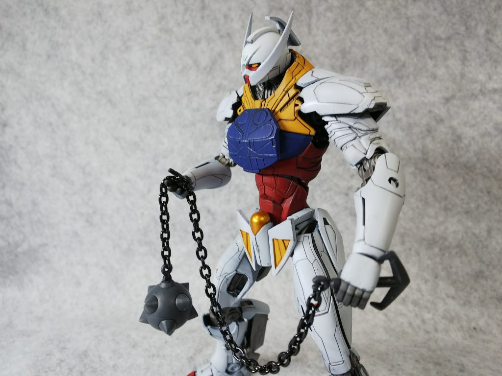 ガンダムハンマー。数日前、うちのマウンテンサイクルから発掘されたRX-78G30thから借りました。
