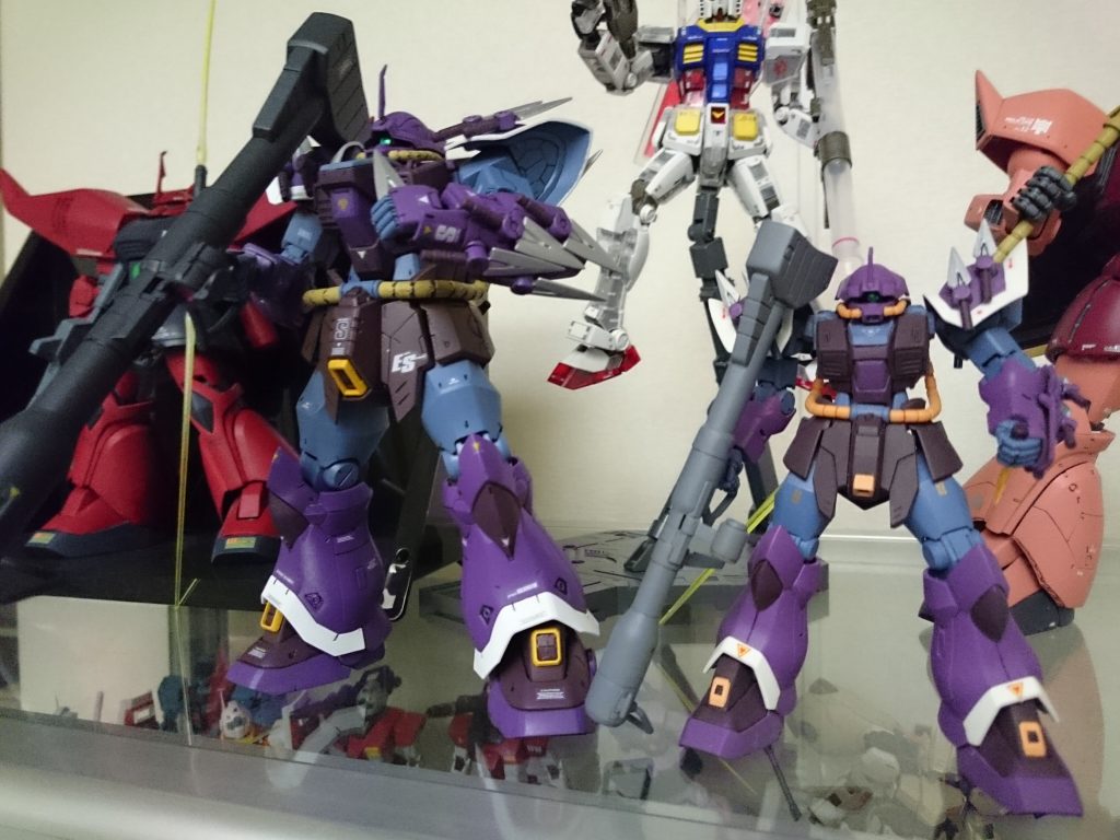 某所に陳列。HGUCと