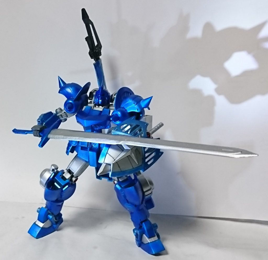 蒼騎士ガンダム（ブラックウォリアベース）–2枚目/制作者：アレス