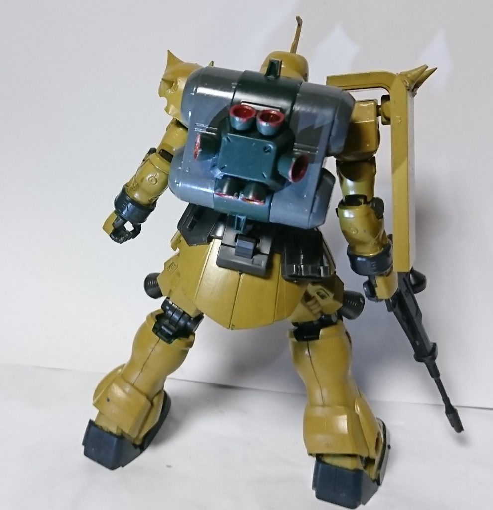 ギラズール(ジオン残党仕様ザクヘッド)–4枚目/制作者：アレス