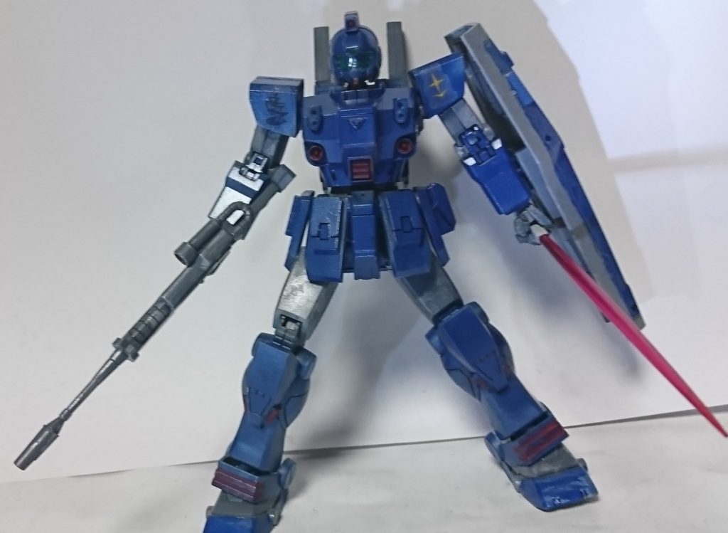 アルフ「どうだヤザン大尉・・いまはヴァースキ大尉という名前だったか・・それよりも私の作ったブルーを見てくれ！」　というような設定で作りました　アルフもヴァースキも声は同じということで