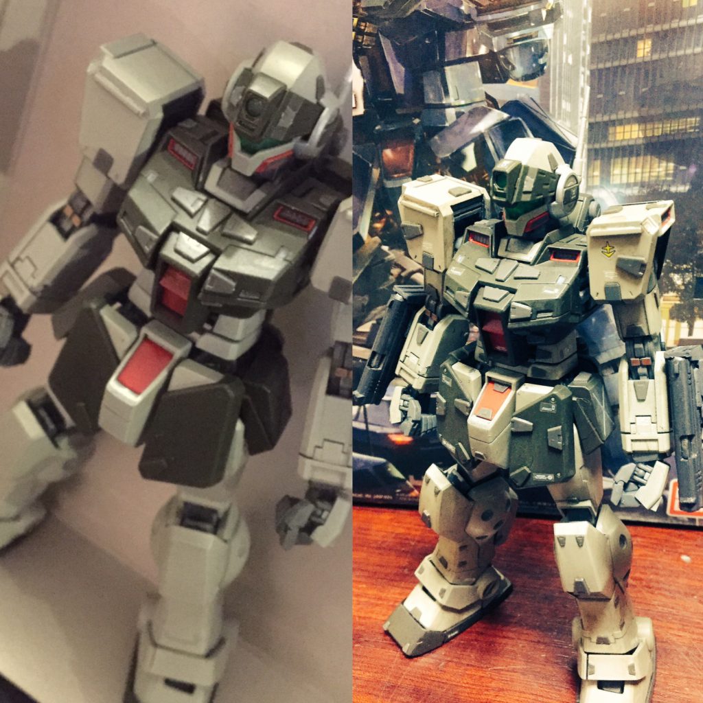 装甲部分は全塗装してますが、フレームはつや消しクリアーのみで特に改修はしてません。
各所に貼ったコトブキヤの角モールドのおかげで密度がだいぶ違って見えます。