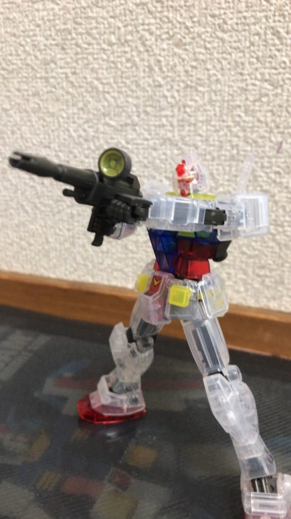 ビームライフル構えポーズ