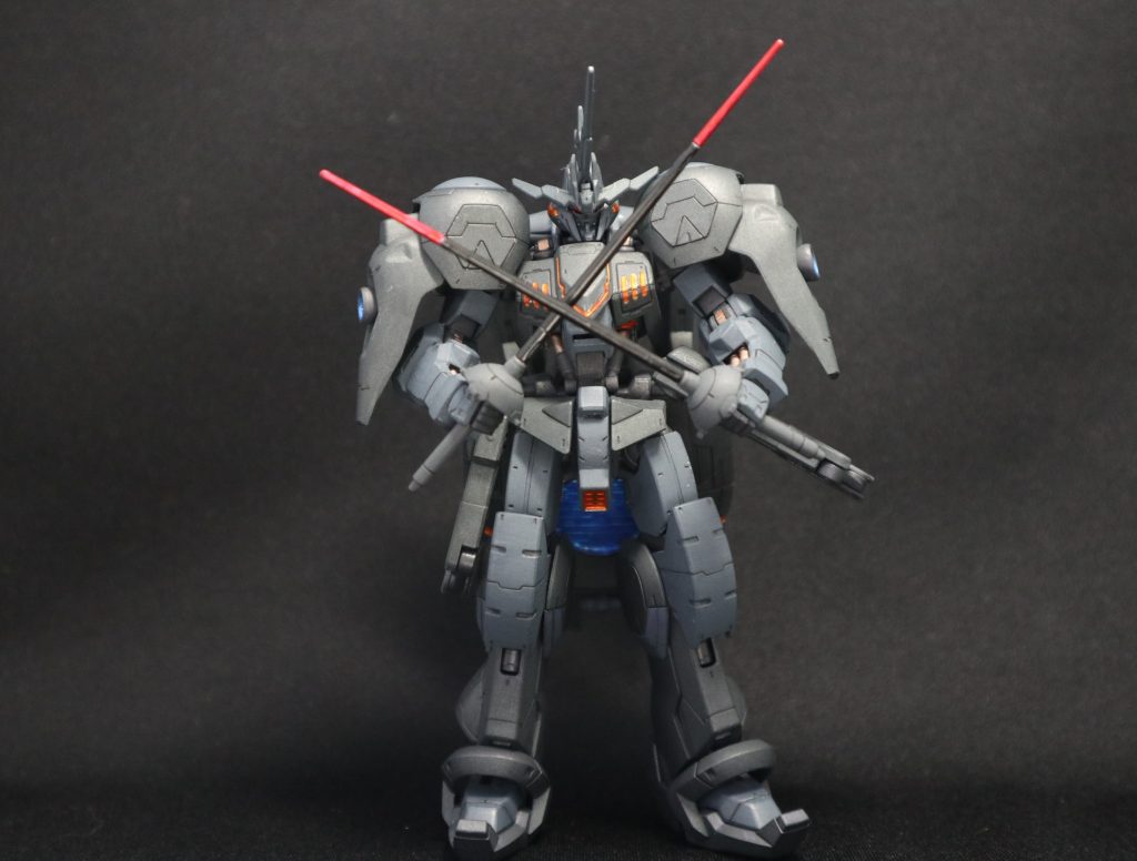 バスターソード2刀を構えて。