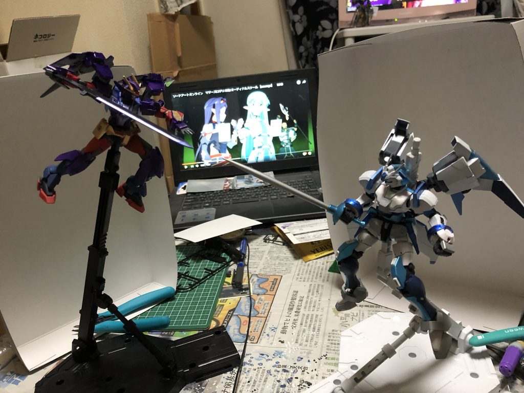 戦ってるところ。