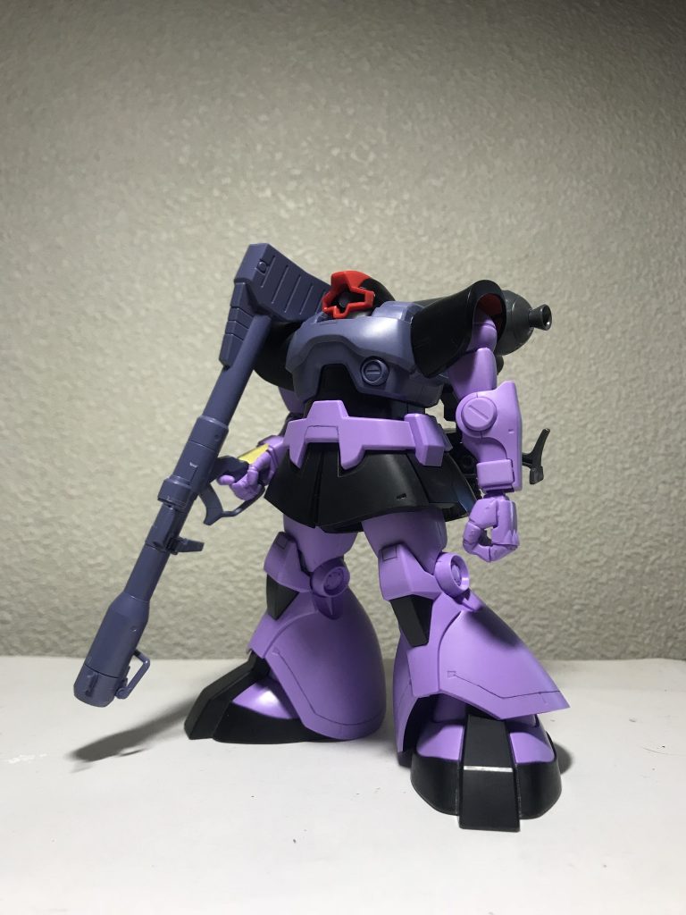 初期の頃。バックパックの変更、スジ彫りを少々しています。