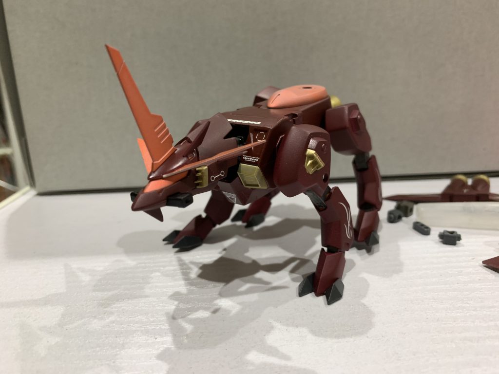 キャストオフ状態はかわいいです。