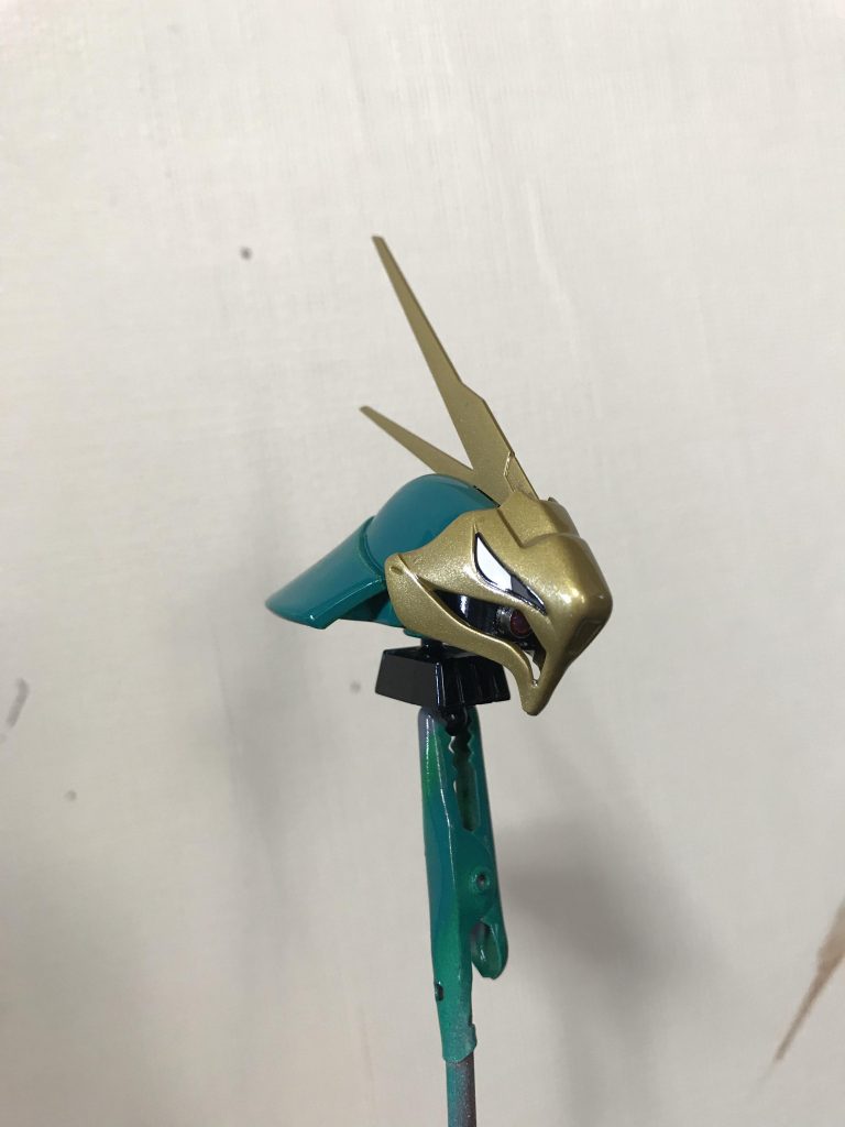 頭部です。モノアイにはVCドームとSPアイズを仕込んでます。