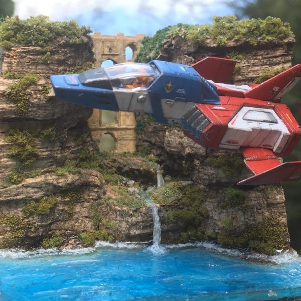 1/100コアファイター ジオラマ