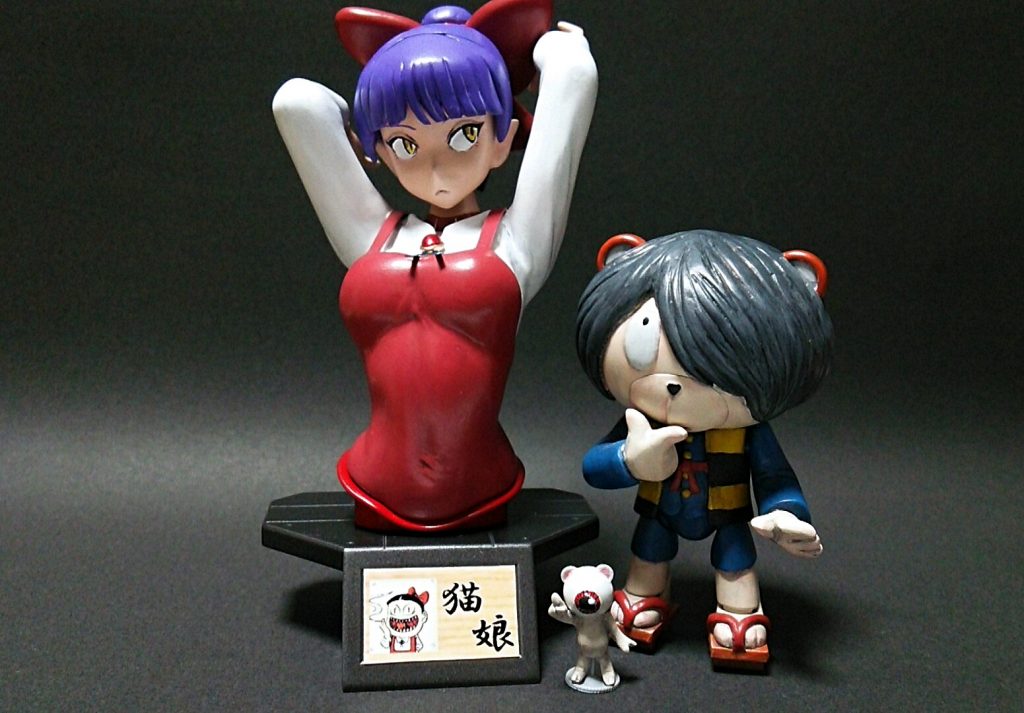 鬼太郎ッガイとツーショット。鬼太郎の目線がいやらしい(笑)