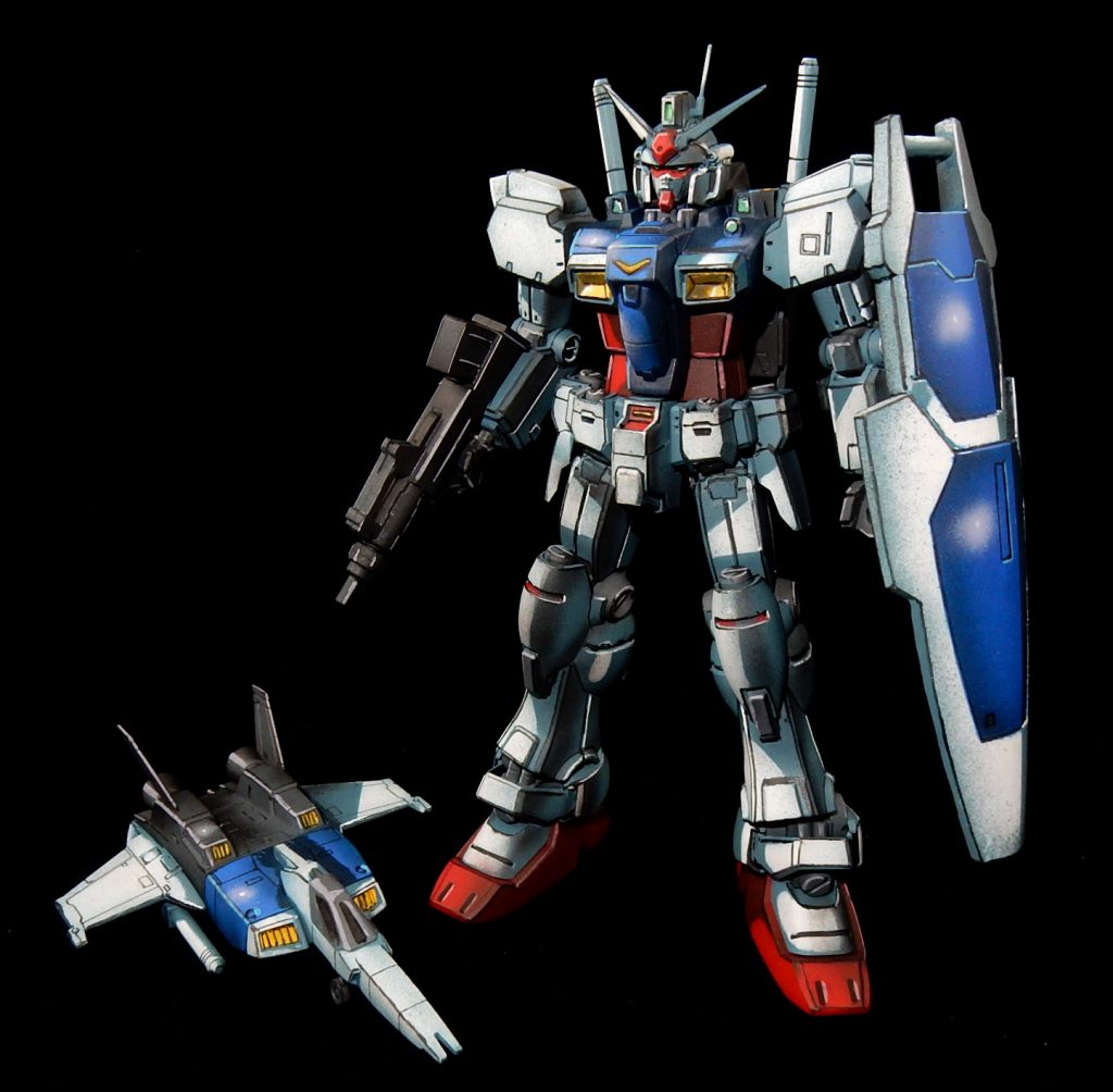 HGUC GP01ゼフィランサス アニメ塗りイラスト風–6枚目/制作者：今日