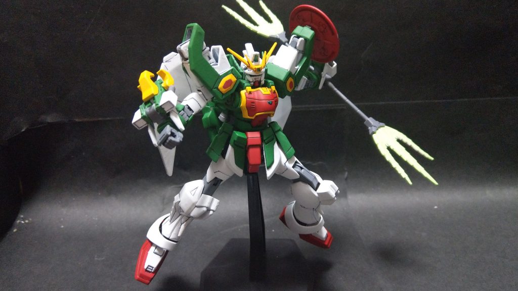 トライデントを構えて