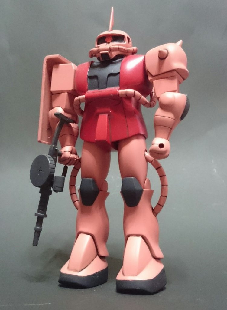 前 プロポーションはいじってませんが、塗装しやすいように頭、腕、脚を後から取り付けできるようにポリキャップ入れました。