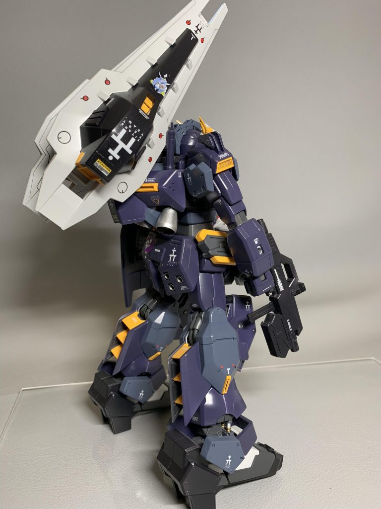 シールドブースターも若干、手を入れてます ランドセルに大型排熱口をつけてボリュームアップ♡