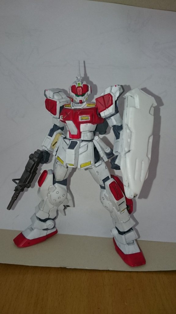 仮組状態のツヴァイハンダー