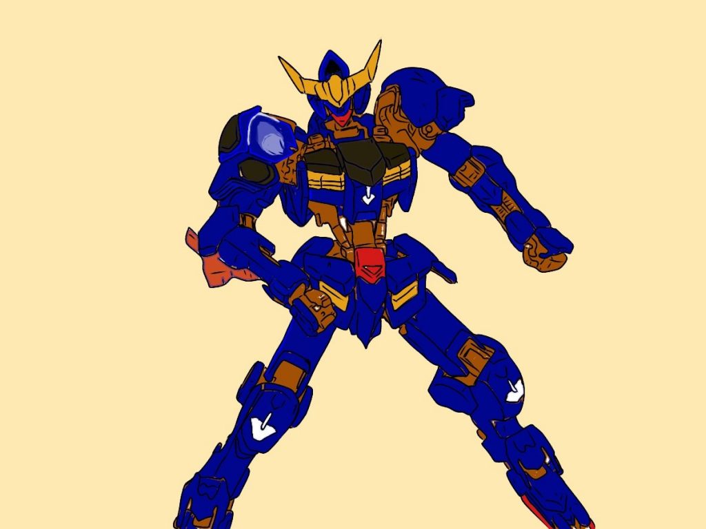 ペイントアプリのibisにてざっくりと下書き調色をば。