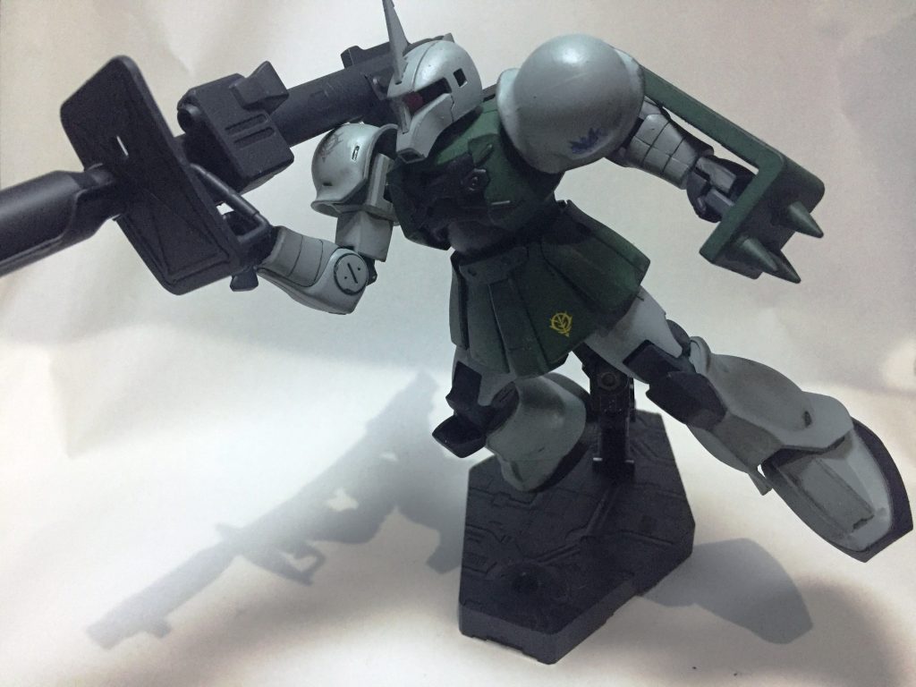 レバー入れサブ射撃ポーズ横から