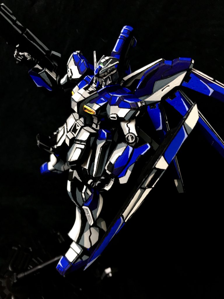 1/144 Hi-v ガンダム イラスト風–2枚目/制作者：@j_gunaka