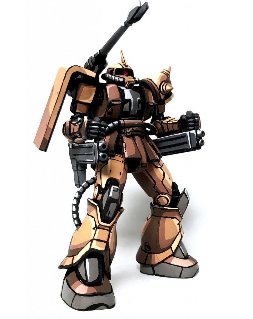 ザク・ハーフキャノン アニメイラスト風–2枚目/制作者：@j_gunaka