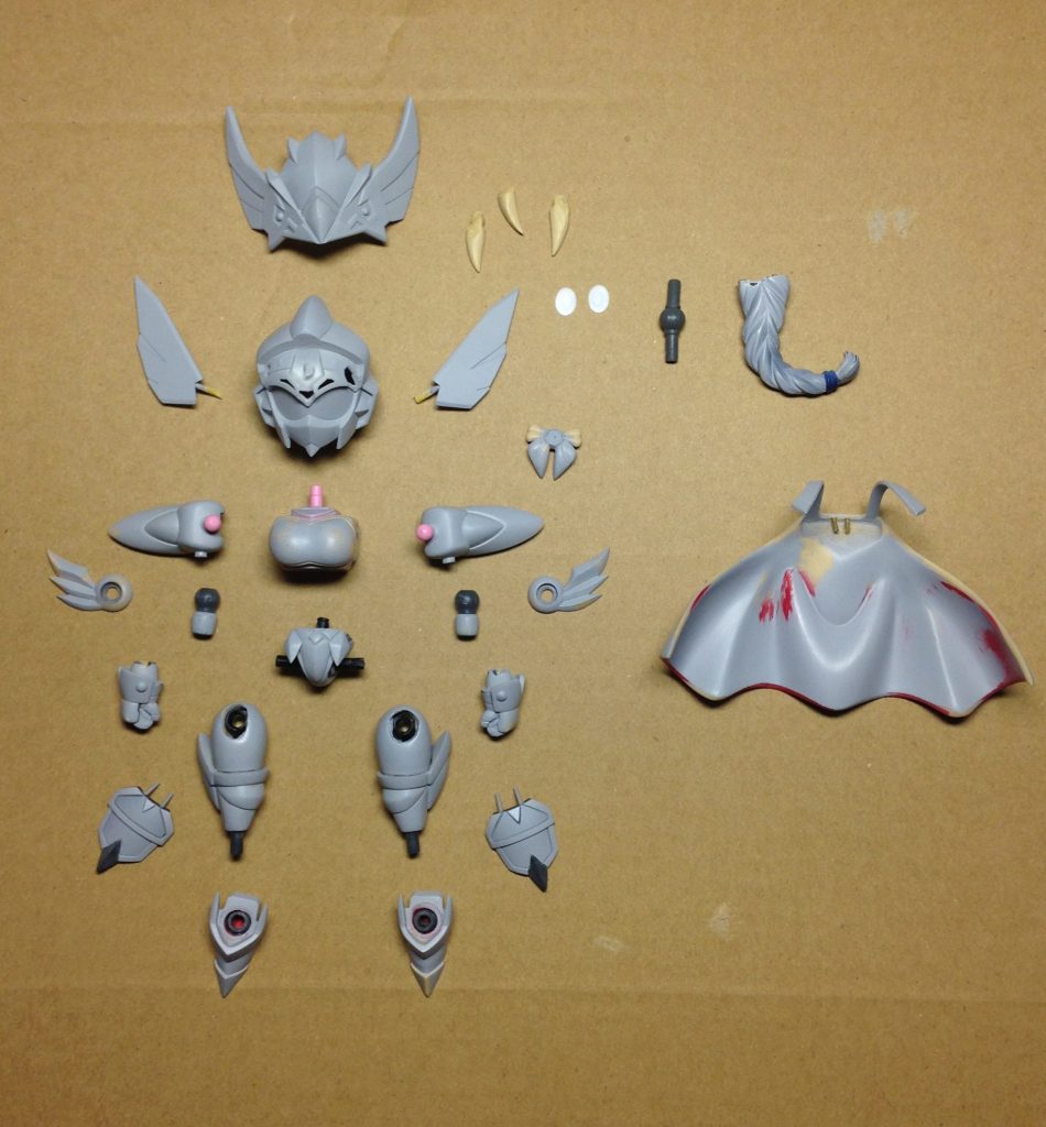 全パーツ後髪の三つ編みはプライズフィギュアから流用