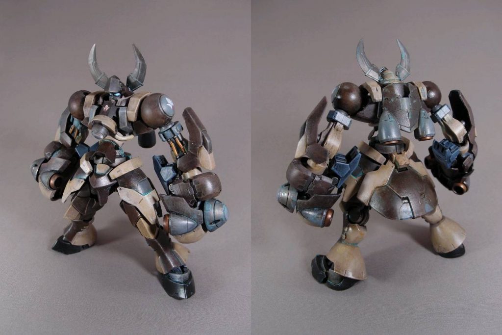 上半身にヴァルキュリア、下半身にテイワズのフレームと外装を主に流用している。