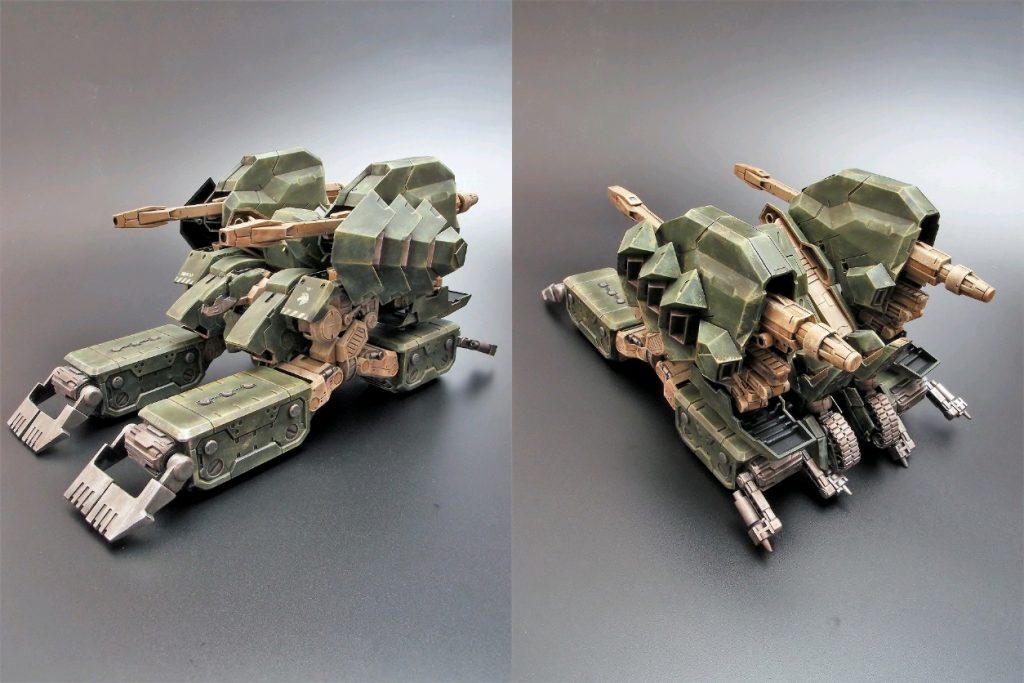 通常の陸戦型ＭＳを上回る速度で走行が可能。単独での作戦行動を考慮し、平面主体で構成された装甲によるステルス性も備える。