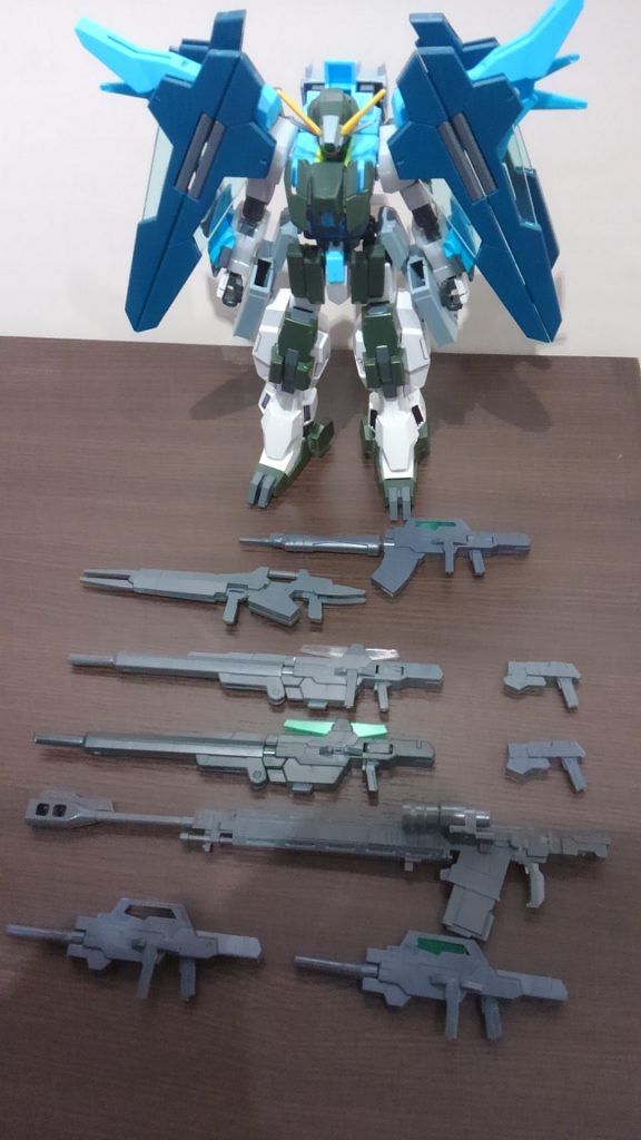 この機体のすべての武装、近接武装がないため接近戦は不得意